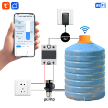ME201WC Smart Home TUYA App Controllo filo Ultrasuoni Real TimeReminder Wifi Mobile APp Liquido WirelessWater Tank Level Monitor