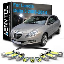 6pcs Auto LED Luci Interne Canbus Per Lancia Delta 3 III 844 2008 2009 2010 2011 2012 2013 2014 Cupola Leggi Baule vano portaoggetti Lampada