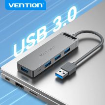 Vention USB Hub High Speed 4 Ports Multi USB 3.0 to USB 3.0 Hub Splitter Adapter dla MacBook Pro iPad Pro Xiaomi Lenovo USB Hub