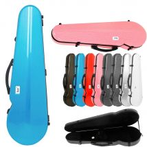 IRIN 4/4 Carbon Fiber Violin Case Lightweight Design Built-in Hygrometer & Adjustable Double Shoulder Straps Violin Accessories