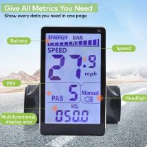 M5 Wired E Fahrrad Computer LED Digital Fahrrad Lcd-computer-geschwindigkeitsmesser-grüne Radfahren Computer Wasserdicht Mit Hintergrundbeleuchtung Fahrrad Zubehör