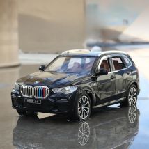 1:24 BMW X5 Modelle Miniaturautos Spielzeug SUV 6-türige geöffnete Fahrzeuge Gummireifen mit Tonlicht Auto Lernspielzeug für Kinder