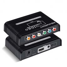 Komponente Ypbpr zu HDMI Konverter 5-RCA Komponente zu HDMI Kabel Konverter Adapter mit Audio für Wii DVD TV Komponente in zu HDMI