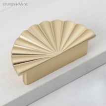 6PCS Zink-legierung Halb Runde Schrank Tür Griff Licht Luxus Schrank Schuh Schrank Runde Dreieck Möbel Hardware Zubehör