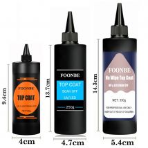 FOONBE 120g/250g/330g Base Gel Super Top Coat Matte Top Coat Gel Polish Soak Off UV LED Gel Varnish Functional Gel Nail Salon