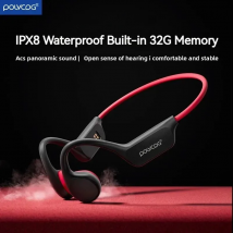POLVCDG Cuffie a conduzione ossea X7 IPX8 32GB Bluetooth 5.3 Cuffie wireless con microfono Nuoto impermeabile 2023 Nuovo