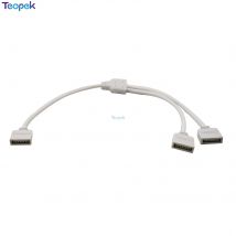 6-poliger RGBCCT-Splitter-Stecker, 1 bis 2, 1 bis 3, 1 bis 4 Buchsen, Verlängerungskabel für RGB+CCT-LED-Streifen, 2,0 mm Stiftabstand