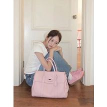 Pink Large Capacity Tote Bag Women's 2026 New High-End Lightweight Luxury Computer Commuting Bag Soft Handle Casual Style