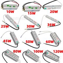 NUOVO AC110V 220V A DC12V/24V Driver LED Impermeabile IP67 10W 20W 30W 50W 60W 100W 150W Per Uso Esterno LED Adattatore di Alimentazione