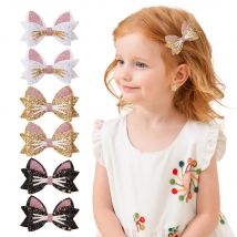 2 Teile/satz Nette Gold Katze Haar Clips Glitter Katze Ohr Haarnadel für Baby Mädchen Cartoon Tiere Barrettes Headwear Haar Zubehör