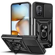 For Mi Poco M6 M5 M4 M5S 4G 5G M3 Slide Camera Lens Protector Armor Case For Mi Poco M6 Pro Military Grade Bumpers Ring Cover