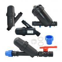 3/4 "1" 1.2 "1.5" 2 pollici Filtro Acqua 25/32/40/50/63mm Tubo PE Connettore Rapido Filtro di Irrigazione Rubinetto Tubo di Plastica valvola Raccordo