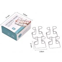 4 teile/schachtel Dental Kieferorthopädische Baumwolle Rolle Clip Edelstahl Autoklavierbar Baumwolle Rollenhalter Zahnmedizin Labor Werkzeuge