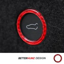 Für Tesla 2019-Modell 3 Highland 2024 Modell Y Juniper Carbon Fiber Hinten Stamm Schalter Aufforderung Kreis Trim Aufkleber auto Zubehör