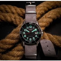 Cinturino per orologio in pelle scamosciata, cinturino per orologio militare monopezzo stile tono vintage 18 20 22 mm Avvolgimento di ricambio per uomo donna