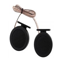 2 pcs Universal 500W High Efficiency Mini Dome Tweeter Speakers for Car Audio System, Black High Frequency Tweeters