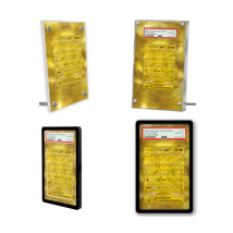 Pokemon Mega Brave Lucario Card Extended Art Display Case Collection Card Extended Painting Psa Display Rack Excluding