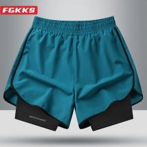 Fgkks 2024 Outdoor Casual Shorts für Männer aus reiner Baumwolle, große Tasche, atmungsaktive Shorts, hochwertige Design-Casual-Shorts für Männer