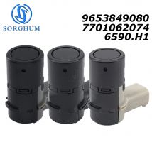 SORGHUM 9653849080 7701062074 6590.H1 Für Peugeot 207 CC SW Citroen C4 Renault Clio Espace Laguna Scenic Twingo Parksensor PDC 8200049264 6590.KY 9652965177 9653211577
