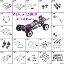 Wltoys 124019 124017 124007 1/12  Original Parts Front and Rear Arms Steering Cup C Hubs Rear Axle Cups Set Accessories Part
