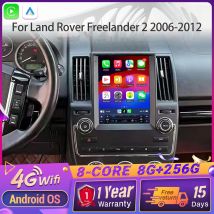 Radio samochodowe z Androidem 14 dla Land Rover Freelander 2 2006-2012 Bezprzewodowy Carplay Android Auto System Nawigacji Multimedialnej z Ekranem