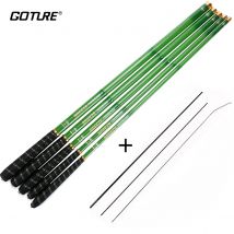 Goture BREEZE Telescopic Carbon Fiber Rod Tenkara Fishing Rod 3.6M-7.2M 32T Carp Fish 3:7 Ultra Light Trout Fishing Pole Pesca