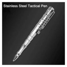 Neue Voll Edelstahl Taktische Stift Außen EDC Werkzeug Notfall Überleben Kit Fenster Breaker Schreiben Stift Geschenk Box