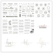 Neue Ankunft Presell Brief stirbt und Stempel für DIY Scrapbooking/Fotoalbum dekorative Prägung DIY Papierkarten