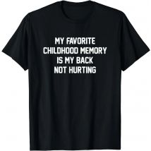 Funny Old Man Old Woman Birthday Back Not Hurting T-Shirt Graphic T Shirts  Men Clothing Tops Camisetas Streetwear
