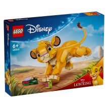 LEGO June nowy produkt Disney Animation 43243 Mały Król Lew Simba zabawki z klocków dla chłopców i dziewcząt
