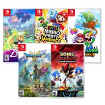 Nintendo Switch New Realease Games Game Card Collection Mario Jamboree Zelda Echoes of Wisdom Mario Brotherships Dragon Quest 3