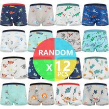 4/8/12 Pcs Jungen Boxer Sets Briefs Kinder Baumwolle Unterwäsche Baby Unterhose Teenager Cartoon Dinosaurier Druck Weiche Kinder höschen
