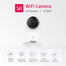 YI Pro Home 2K Wifi Surveillance Camera 3MP IP CCTV Smart Home Baby Pet Monitor Security Protection Compatible with Alexa