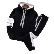 Herbst Winter Qualität Männer Trainingsanzug Anzug Warme Hoodies Sweatshirt herren Sportswear Und ein Paar Hosen Hip Hop Pullover Heiße Verkäufe