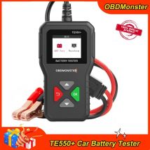 Autobatterie tester te550 6v 12v 24v 2000-cca Autobatterie analysator Diagnose werkzeug Detektor Zubehör für Auto Motorrad