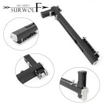 Łuk bloczkowy dwufunkcyjny, łuk do strzelania kulami stalowymi, szybki strzelec, narzędzie, łuk ze stopu aluminium, łucznictwo, strzelanie, sporty outdoorowe.