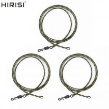 Hirisi 3 pezzi accessori per la pesca alla carpa pronti gira Leadcore cambio rapido 12 fili treccia Hooklink carpa elicottero Rig LC212
