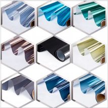 Pellicola per finestre isolante Pellicola colorata per specchio riflettente solare Adesivi per finestre di Natale Pellicola per privacy per finestre Vinile con taglio UV al 99%