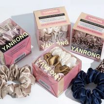 3 szt. 100% czysty jedwab morwowy gumki do włosów jedwabnych gumki do włosów gumek do włosów chude gumki gumka do włosów akcesoria do pielęgnacji włosów