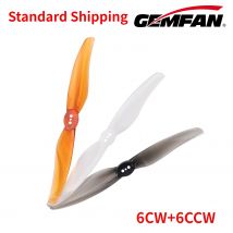 6Pairs(6CW+6CCW) Gemfan LR5126 5.1X2.6 2-Blade PC Propeller T-Mount 1.5mm (Random Color) for FPV 5inch Mini Long Range Drone