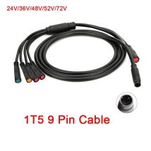 JULET 1T5 9-Pin Wasserdichte Kabel Controller Lampe Bremse Daumen Gas Display Kabel Fahrrad Umbau Zubehör