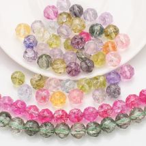 40 Stück 10 mm facettierte Steinperlen, natürlicher Apatit-Achat, Jade-Abstandsperlen für Schmuckherstellung, DIY-Halskette, Armband, Weihnachtsgeschenk