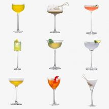 Japanische handgefertigte Cocktailgläser, dünner Weinglaskelch, transparenter Cocktailglasbecher, Bar Martini Margaret Glasbecher
