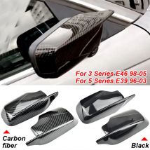 2021 Rückspiegelabdeckungen im M4-Stil, Seitenspiegelkappen für BMW E46 E39 Sedan Touring 1998 1999 2000–2005 51168238375 51168238376