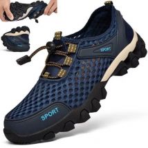 Sommer männer Mesh Sport Schuhe Mode Bergsteigen Atmungsaktive Leichte Anti Slip Schuhe Outdoor Reise Laufen Casual Schuhe