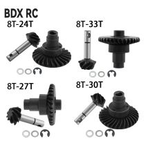 8T 24T/27T/30T/33T Stahl Helical Kegel Achse Getriebe für 1/10 RC Crawler Axial SCX10 II III 90046 axi03014 Capra 1,9 utb