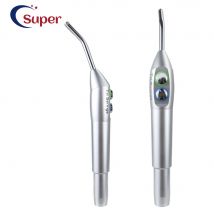 Pistola a spruzzo d'acqua per aria dentale Manipolo per siringa tripla a 3 vie + 1 punte per ugelli Tubi per laboratorio odontotecnico argentato disponibile