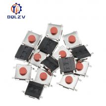 6X6X3,1 MM SMD Schalter 4Pin Touch Micro Schalter Push Button Schalter Rot SMD Takt Schalter 6*6*3,1mm