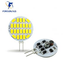 AC12V 24V LED G4 Lampadina faretto rotondo 2W 3W 5730 15/24led No Sfarfallio Luci per cappa Sostituisci la lampada alogena da 20W