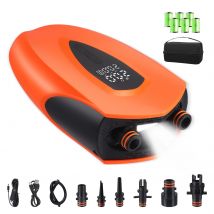 20PSI SUP Board Pumpe Automatische Abschaltung SUP Boot Aufblasbare Pumpe 12000mah Digital Display Elektrische Luftpumpe für Air Boot matratze